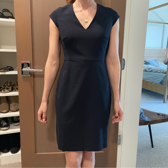 Ann Taylor Navy Dress - Picture 2 of 5